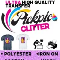 נייר טרנספר נצנצים לחולצות- PickPic פיקפיק הדפסה על מוצרים