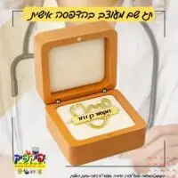 סיכת תג שם לווטרינר – זהב אל חלד PickPic פיקפיק הדפסה על מוצרים בעפולה