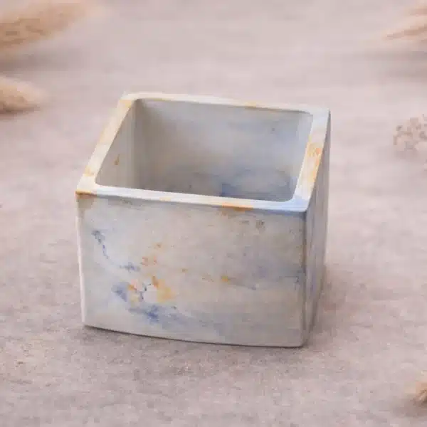 מעמד לעציץ מגבס איכותי בשילוב צבעים PickPic פיקפיק הדפסה על מוצרים בעפולה